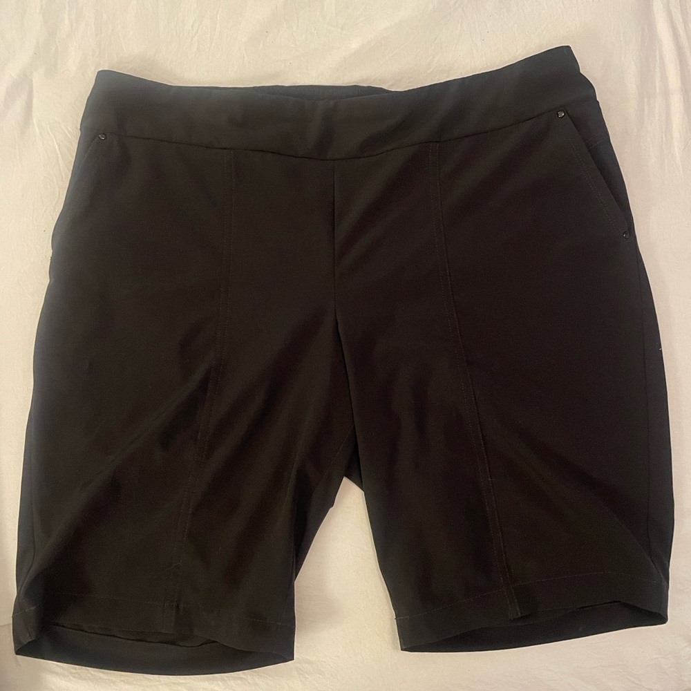 Black Chicos “Zenergy”  Shorts. Long size 3  or 14/16. Fits an XL
